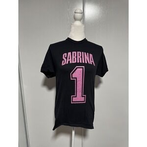 Sabrina Carpenter Number‎ 1 Gildan Black Graphic T Shirt sz Small